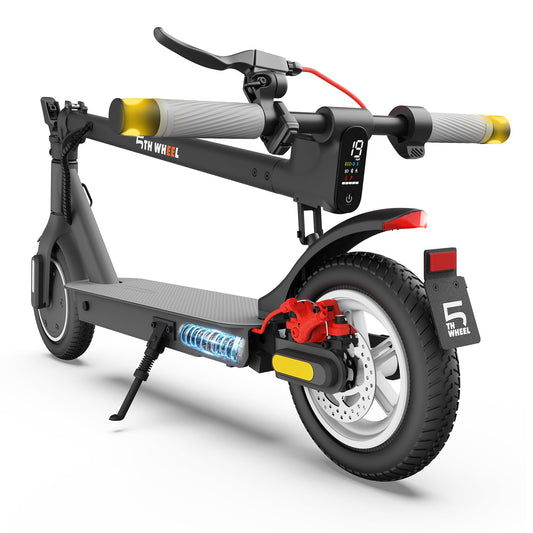 5TH WHEEL V30PRO Electric Scooter, 10" Solid Tires, 350W Motor & 18 MPH, 19.9 Miles Range E-Scooter with E-Lock